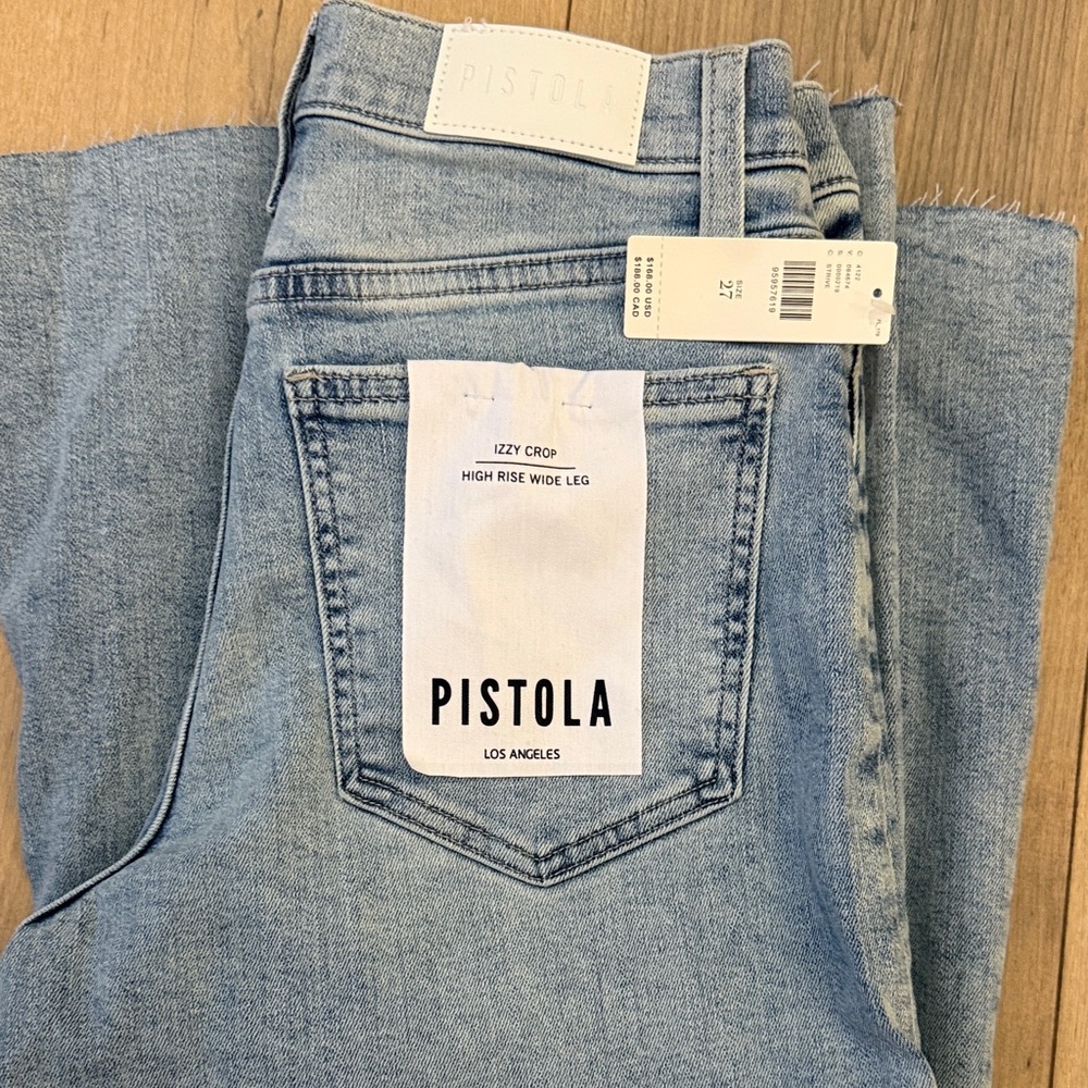 Pistola High Rise Light Blue Jeans